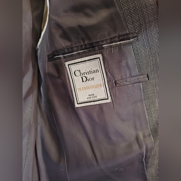 Vintage Christian Dior Le Connasieur Sport Coat Size 38R/40R - Picture 5 of 5
